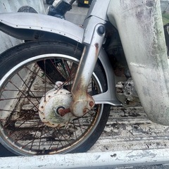 スーパーカブセル付き50部品取りの画像