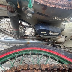 スーパーカブセル付き50部品取りの画像