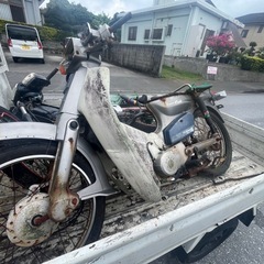 スーパーカブセル付き50部品取りの画像