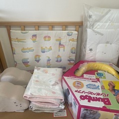 ミニベビーベッド・その他グッズセットの画像