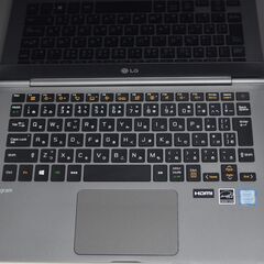 中古良品ノートパソコン LG gram 13Z980 Windows11+office 爆速SSD256GB core i5-8250U/メモリ8GB/13.3インチ/webカメラ/無線内蔵の画像