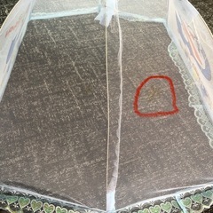 【ベビー用折り畳み式蚊帳・ドラえもん柄】新品同様 の画像