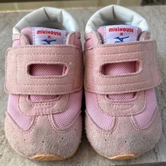 中古 13 cm ミキハウス ミズノ コラボ スニーカー ベビー mikihouseの画像