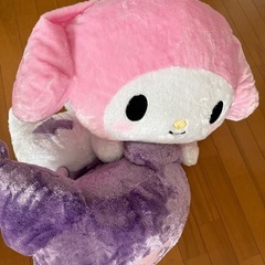 サンリオ　ぬいぐるみ　マイメロ　クロミ　セットの画像