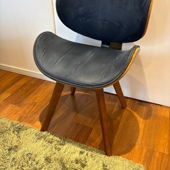 北欧デザイン風天然木チェア　椅子　腰痛　姿勢改善の画像