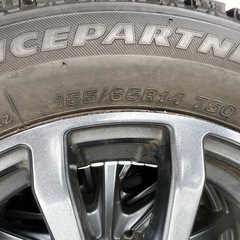 アイスパートナー155/65-14  22年製手渡し可の画像