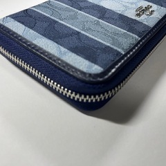【新品未使用】COACH コーチ C8313 ブルー シグネチャーの画像
