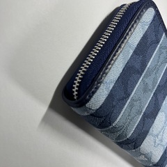 【新品未使用】COACH コーチ C8313 ブルー シグネチャーの画像