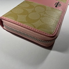 【新品未使用】COACH コーチ F52859 ピンク シグネチャーの画像
