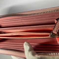 【新品未使用】COACH コーチ F52859 ピンク シグネチャーの画像