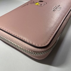 【新品未使用】COACH コーチ  F53773 ピンク スヌーピーの画像