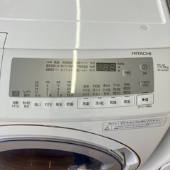 安心の1年保証付。【HITACHI ドラム式洗濯乾燥機 BD-SG110HL 2022年製】取りに来れる方限定の画像
