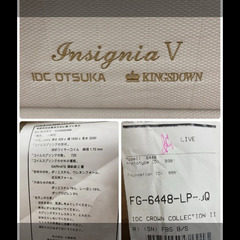 ジモティー限定価格！S773 ⭐ 大塚家具 KINGSDOWN インシグニア ワイドダブルベッド 幅160cm USED シミ目立ちますの画像