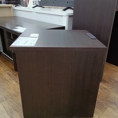 ★リユースのサカイ水戸店★  サイドテーブル ダークブラウン H46.5×D45×W39 クリーニング済み MT6022の画像