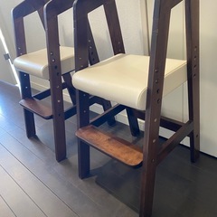 チャイルドチェア　2脚セットの画像