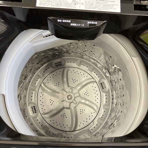 安心の1年保証付。【ニトリ 全自動洗濯機 NTR60 BKN 6.0kg 2023年製】取りに来れる方限定