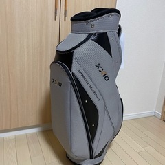 ゼクシオ （XXIO） （メンズ） ゴルフ キャディバッグ 超軽量 カート式 9.5型 4分割 GGC-X161 チドリ ダンロップの画像