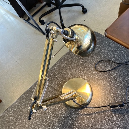 K2510-389 IKEA BAROMETER スタンドライト ゴールド アンティーク 中古美品 BAROMETER work lamp brass-colour - IKEA