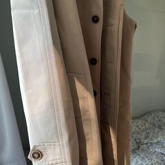 Oclin 千鳥格（ちどりご）ダブルスタイル トレンチコート／撥水・防寒・オーバーシルエットコートの画像