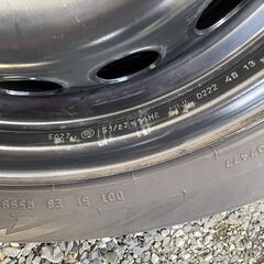 FIAT フィアット 5.5J 14 インチ PCD98 ホイール(＋スタッドレス 175/65 R14)の画像