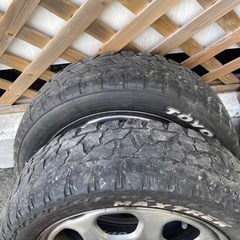 ハスラー１５インチホイールタイヤの画像