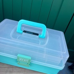 ツールボックス 工具箱 道具入れ　黒売り切れ　アイリス　釣具ケースなどにも！ の画像