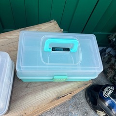 ツールボックス 工具箱 道具入れ　黒売り切れ　アイリス　釣具ケースなどにも！ の画像