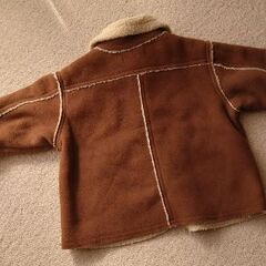 アウター　裏ボア　80 子供服　ベビー服の画像