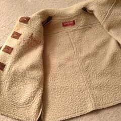 アウター　裏ボア　80 子供服　ベビー服の画像