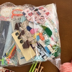 手芸　編み針　毛糸　本　その他　セットの画像
