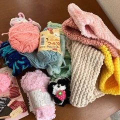 手芸　編み針　毛糸　本　その他　セットの画像