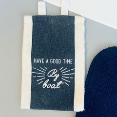 トイレ用マットセット ブルーの画像