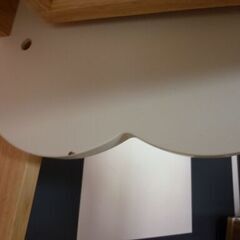 2-5　未使用/新品　アウトレット　キッズデスク チェア 2点セット 高さ調整 1人掛け 4段 木製 の画像