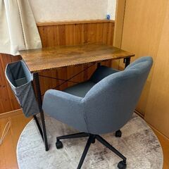 お引き取り限定 デスクチェアセットの画像