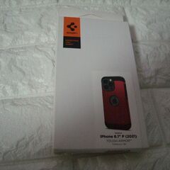 xperia 10V  iPhone 13 Pro 専用 レッドSpigen 二重構造ハードケース、各100円の画像