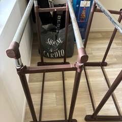 押入れ用　二重ハンガーラックの画像