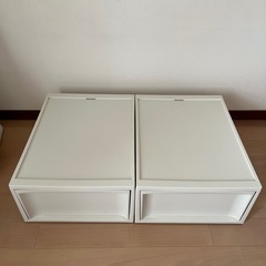 収納ケース2個セット【引越しのため出品中】の画像