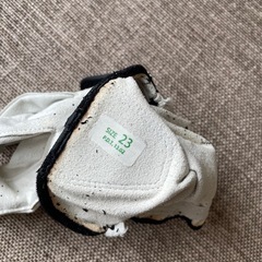 ゼクシオ　XXIOホワイトゴルフグローブ サイズ23の画像