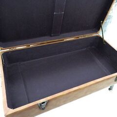 北海道 千歳市/恵庭市 近郊配送 不二貿易 トランクベンチ Dauchez 収納家具 店頭でのお受渡し大歓迎の画像