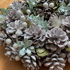 クリスマス リースの画像