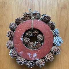 クリスマス リースの画像