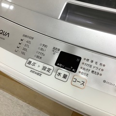 【トレファク ラパーク岸和田店】2017年製 AQUA 全自動洗濯機　入荷しました【6ヶ月保証】の画像