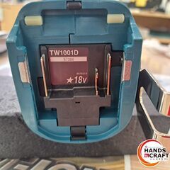 ✨マキタ　未使用　TW1001D　充電式インパクトレンチ　18V　ケース＋本体のみ✨うるま市田場✨の画像