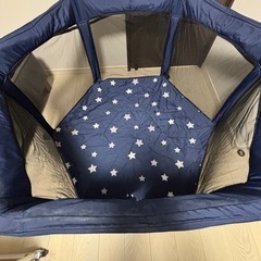 星柄のベビープレイペン 六角形の画像