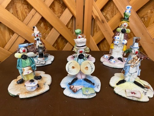 【愛品館 江戸川店】ザンピバ ピエロ8体セット ID:112-052228-007