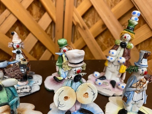 【愛品館 江戸川店】ザンピバ ピエロ8体セット ID:112-052228-007