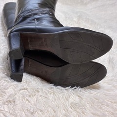 イタリア製❗️柔らか本革❗️美品❗️【VERO CUOIO】ロングブーツ 23cmの画像