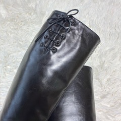 イタリア製❗️柔らか本革❗️美品❗️【VERO CUOIO】ロングブーツ 23cmの画像