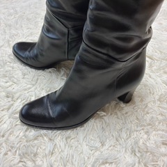 イタリア製❗️柔らか本革❗️美品❗️【VERO CUOIO】ロングブーツ 23cmの画像