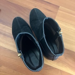 ショートブーツ　ブラック　L 24.5の画像